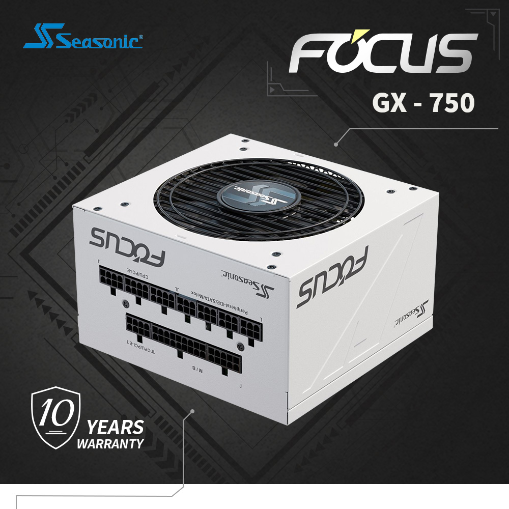 海韻,電源供應器,FOCUS,750W,金牌 全模