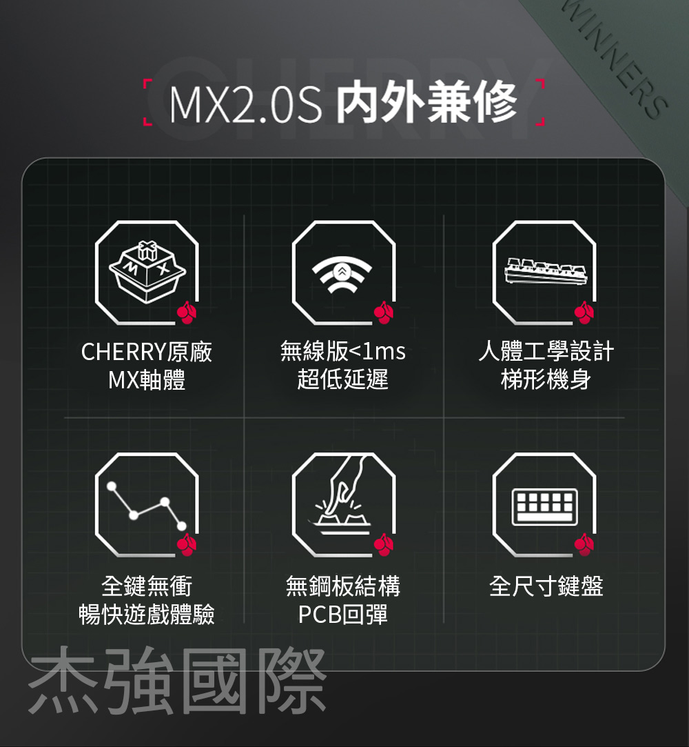 MX2.0S 無線 夜鷹MX2A 墨綠黑 茶軸