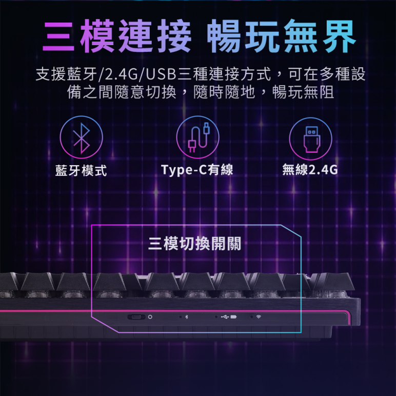 Cherry 無線三模 MX8.2 PRO TMR TKL 白-魔晶磁軸