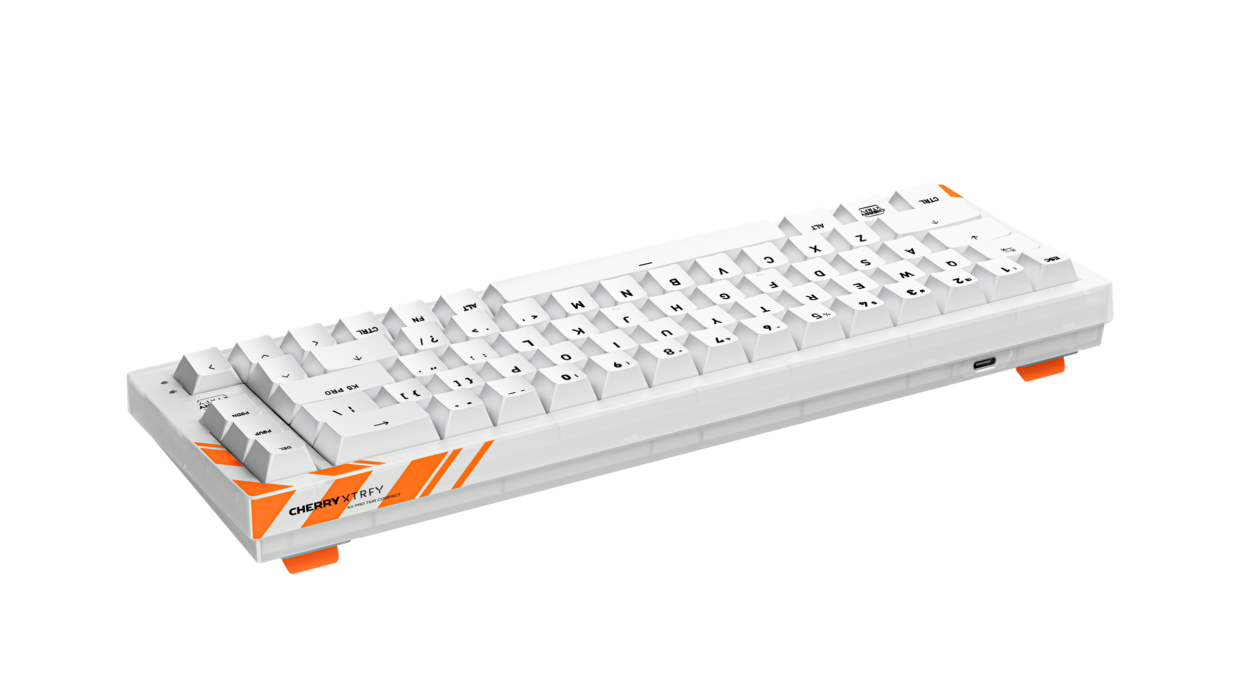 Cherry Xtrfy K5 PRO TMR V2 RGB 白-魔晶磁軸2代