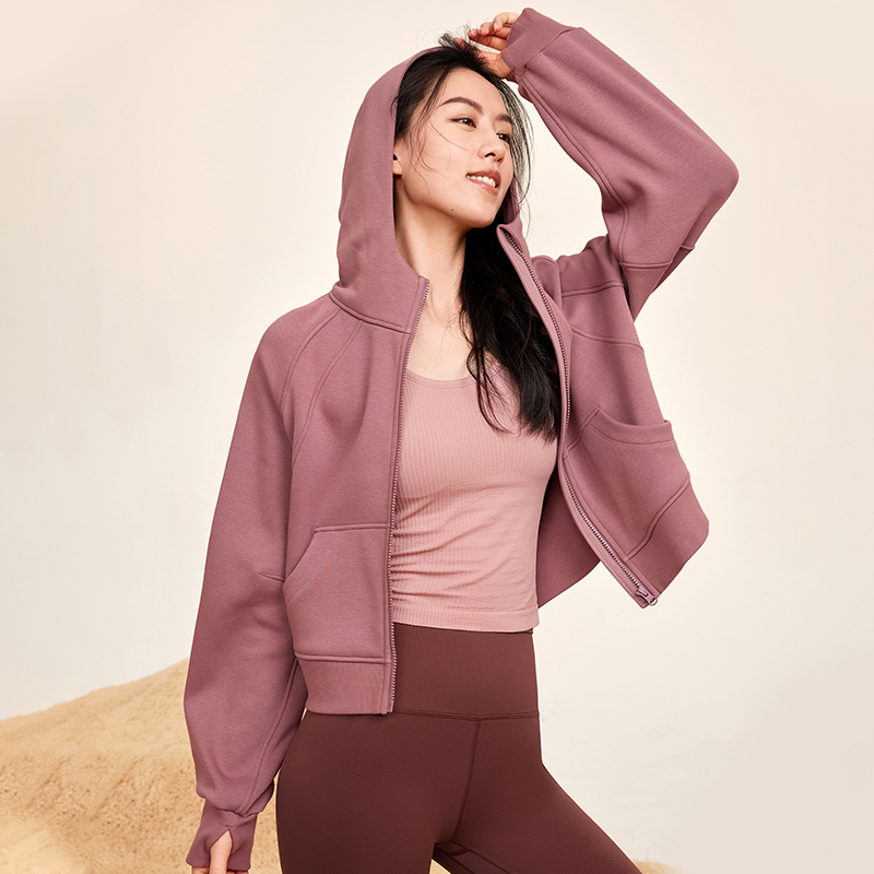 QUEEN YOGA瑜伽運動寬松運動外套