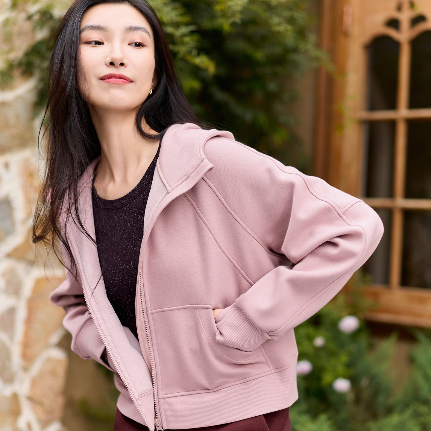 QUEEN YOGA瑜伽運動寬松運動外套