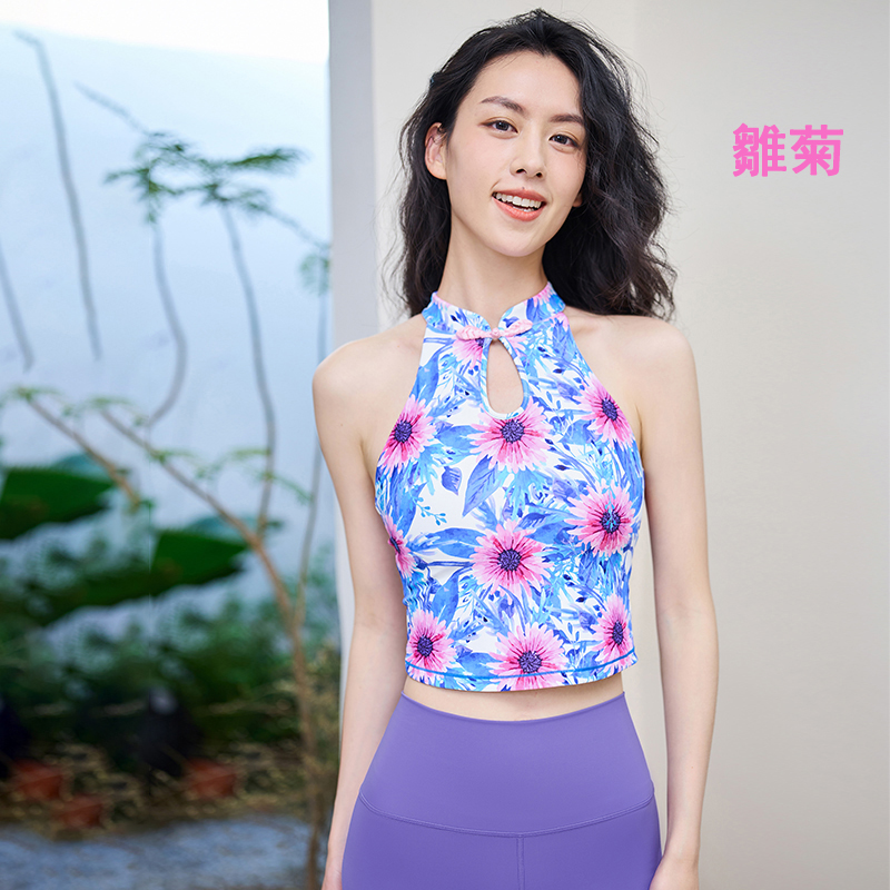 QUEEN YOGA瑜伽背心新中式風新年限定預訂款（附贈拆卸式胸墊）