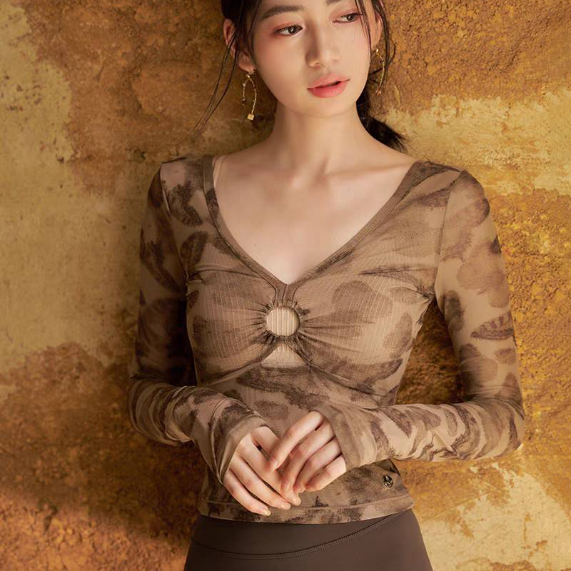 QUEEN YOGA瑜伽長袖罩衫外搭（不含胸墊）