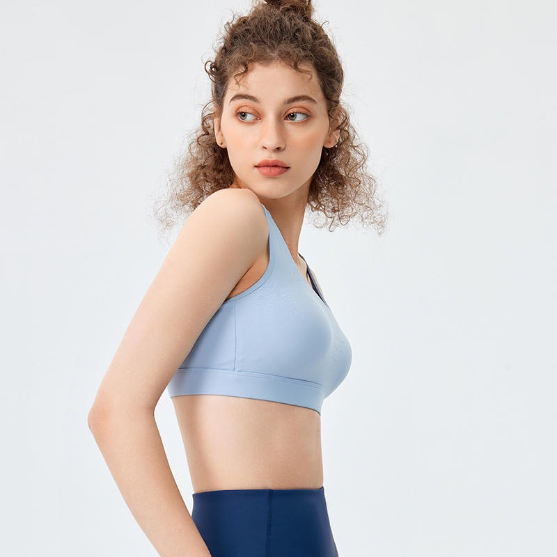 QUEEN YOGA高強度支撐運動跑步Bra(一體式胸墊）