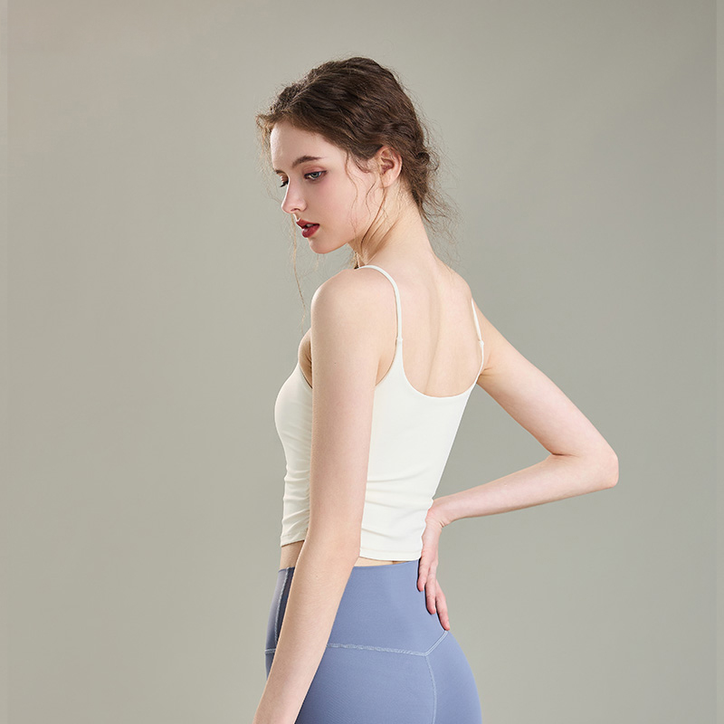 QUEEN YOGA運動健身瑜伽運動背心（內含胸墊）