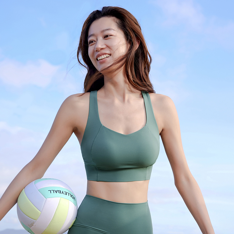 QUEEN YOGA瑜伽性感透氣運動零感運動健身美背BRA（固定一體杯）