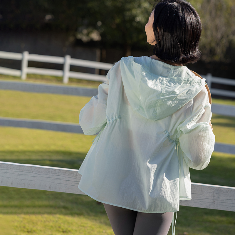 QUEEN YOGA 防曬隔紫外線輕薄外套