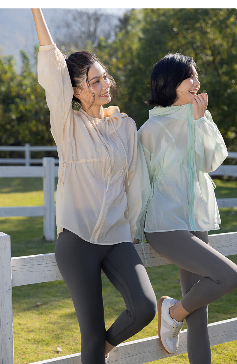 QUEEN YOGA 防曬隔紫外線輕薄外套