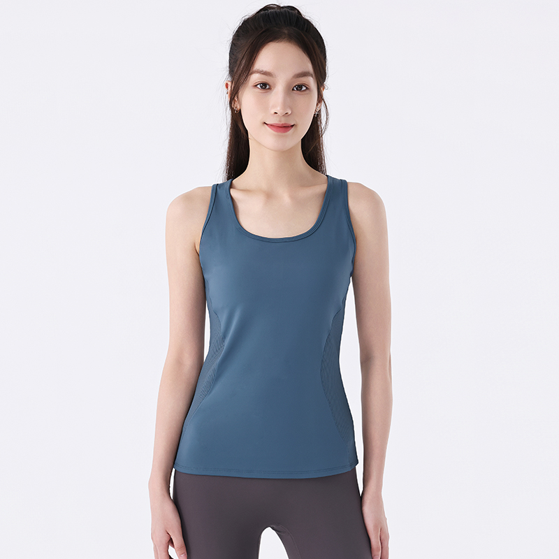 QUEEN YOGA 時尚裸感運動背心(附可拆卸式胸墊)