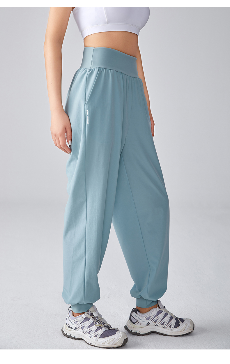 QUEEN YOGA瑜伽新款寬鬆透氣運動束腳褲