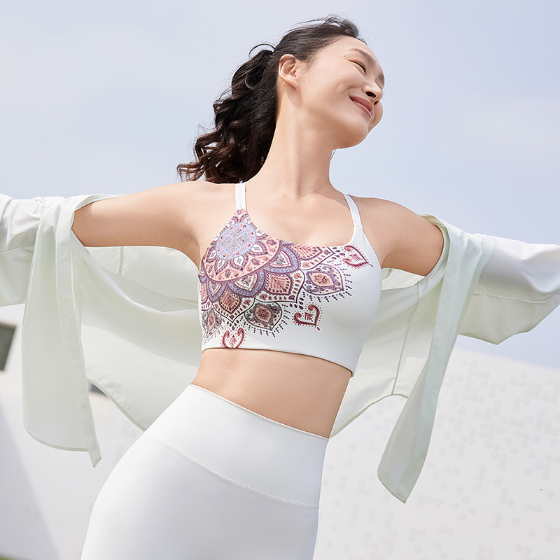 QUEEN YOGA瑜伽運動健身BRA內衣小可愛（固定一體罩杯）