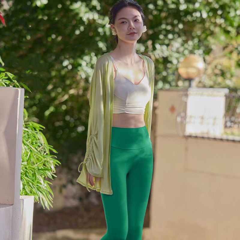 QUEEN YOGA萊賽爾長袖開衫外罩