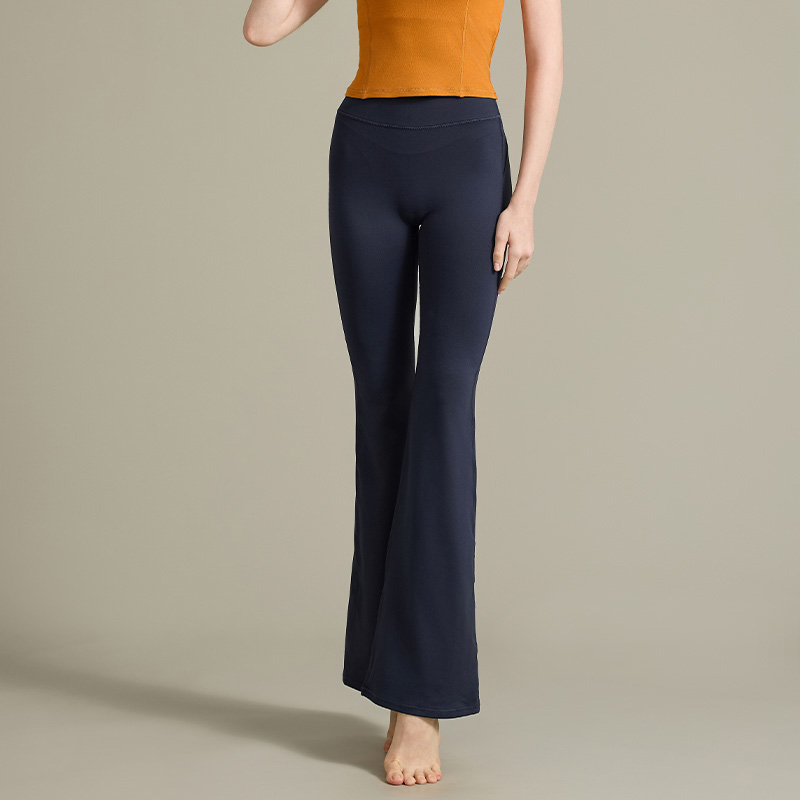 QUEEN YOGA修身時尚運動瑜珈喇叭長褲