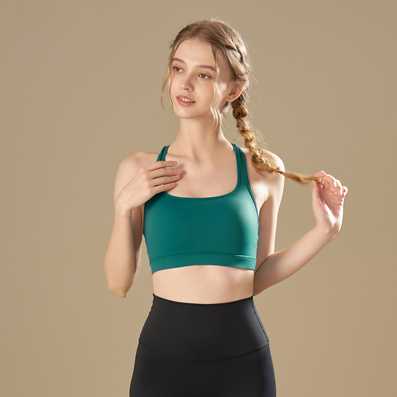 QUEEN YOGA工字露背運動瑜伽Bra(附胸墊)