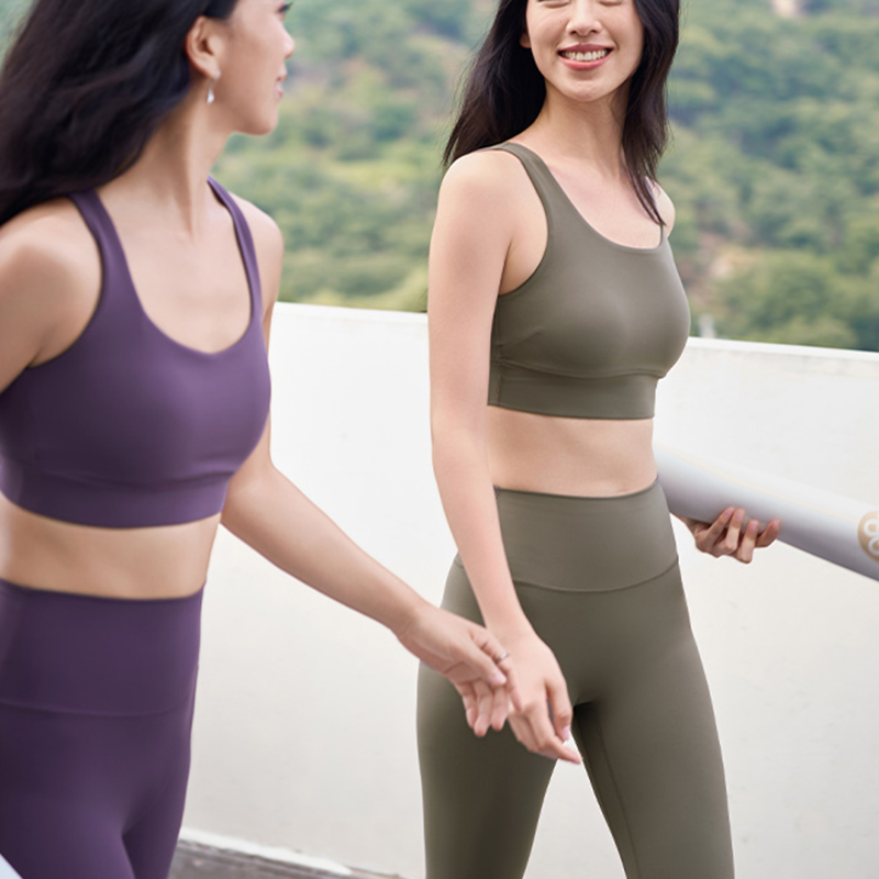 QUEEN YOGA瑜伽無尷尬運動休閒高腰瑜伽褲九分褲彈力跑步健身褲