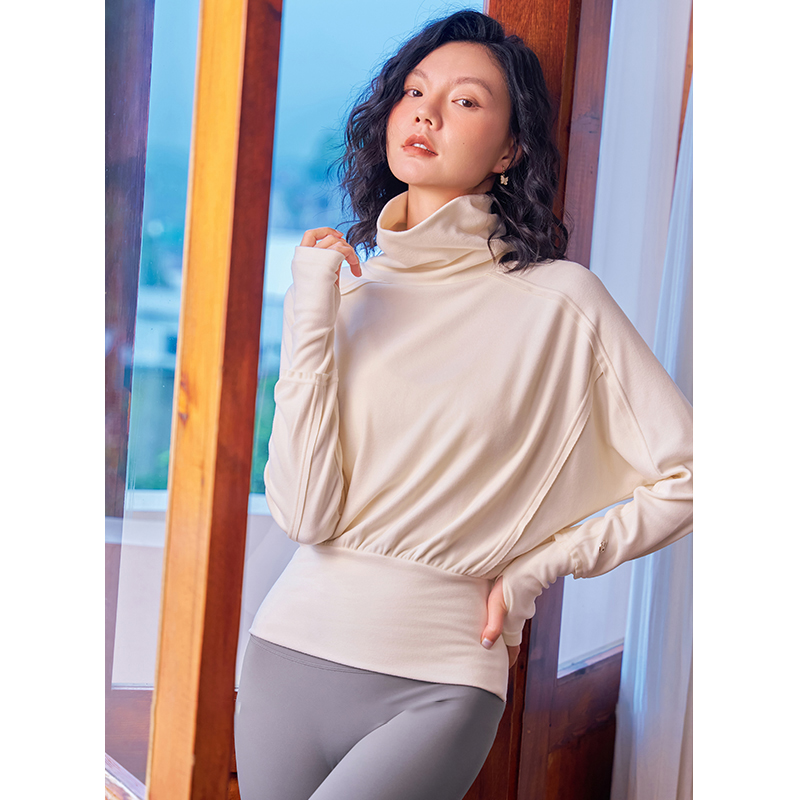 QUEEN YOGA瑜伽長袖外套防寒運動衛衣大學T