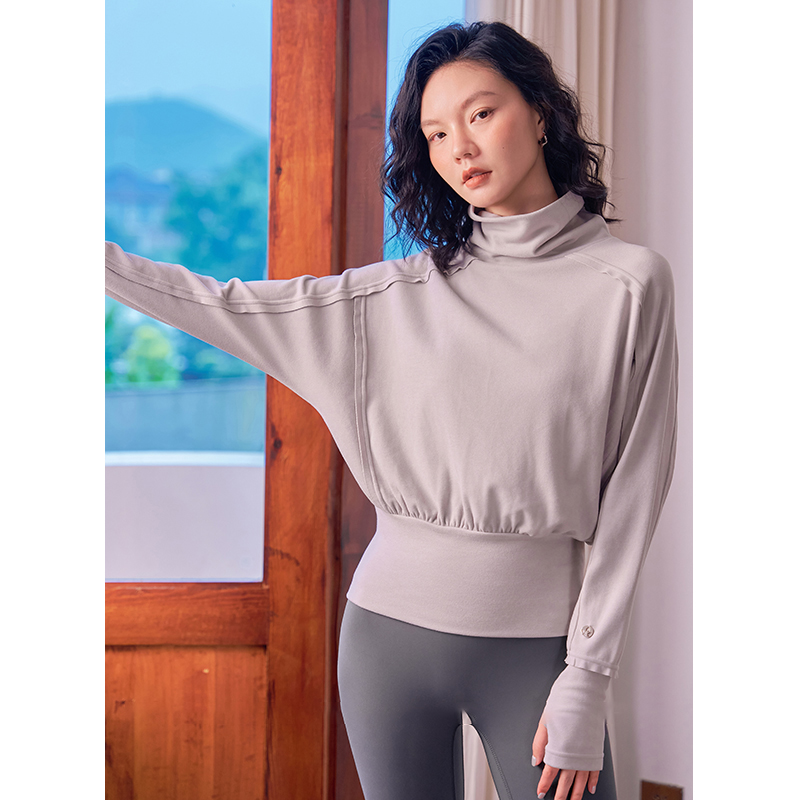 QUEEN YOGA瑜伽長袖外套防寒運動衛衣大學T
