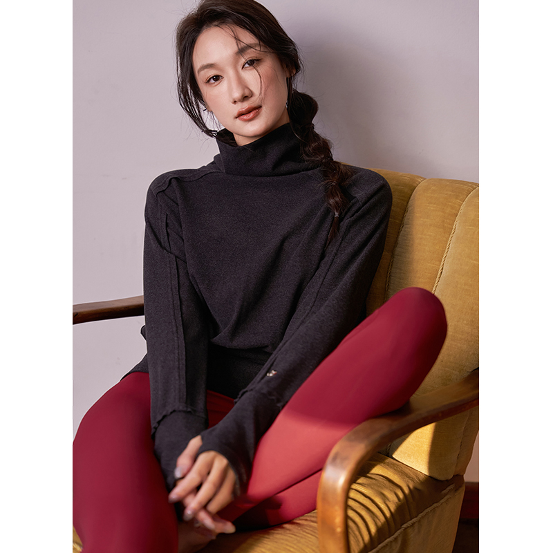 QUEEN YOGA瑜伽長袖外套防寒運動衛衣大學T
