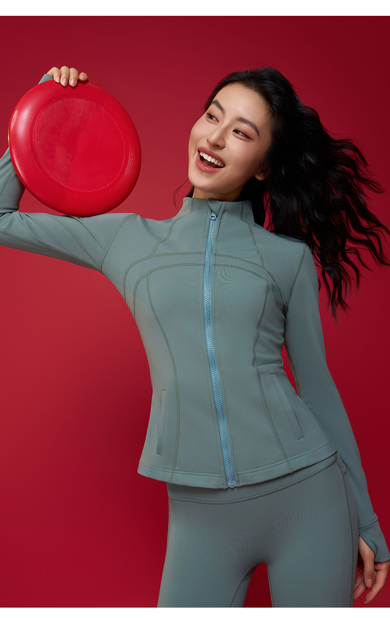 QUEEN YOGA保暖輕盈修身顯瘦加絨外套