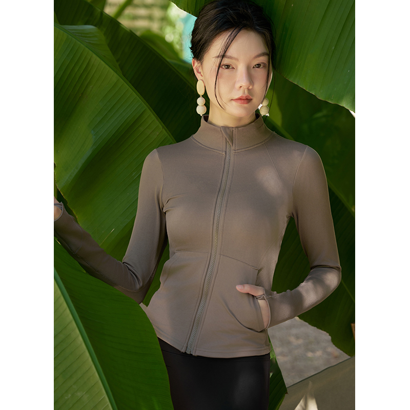 QUEEN YOGA瑜伽無縫一體織運動外套