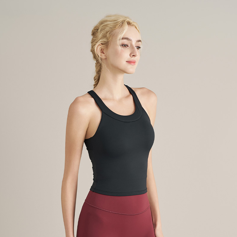 QUEEN YOGA運動瑜珈背心(附可拆卸式胸墊)