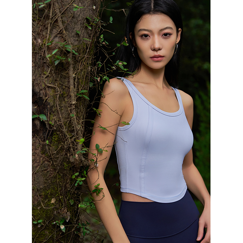 QUEEN YOGA瑜伽新款瑜伽健身運動背心（附贈拆卸式胸墊）