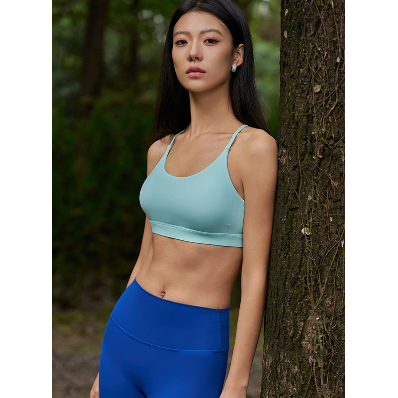 QUEEN YOGA瑜伽服新款專業高端背心運動內衣BRA小可愛（附贈拆卸式胸墊）