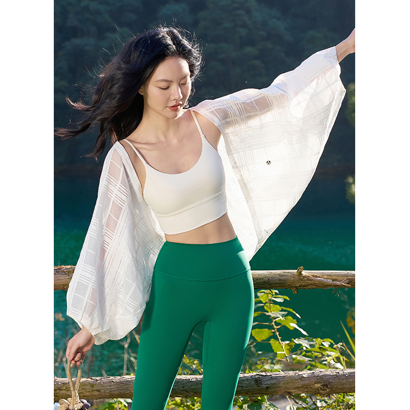 QUEEN YOGA寬鬆版型運動休閒長袖罩衫(無胸墊款)