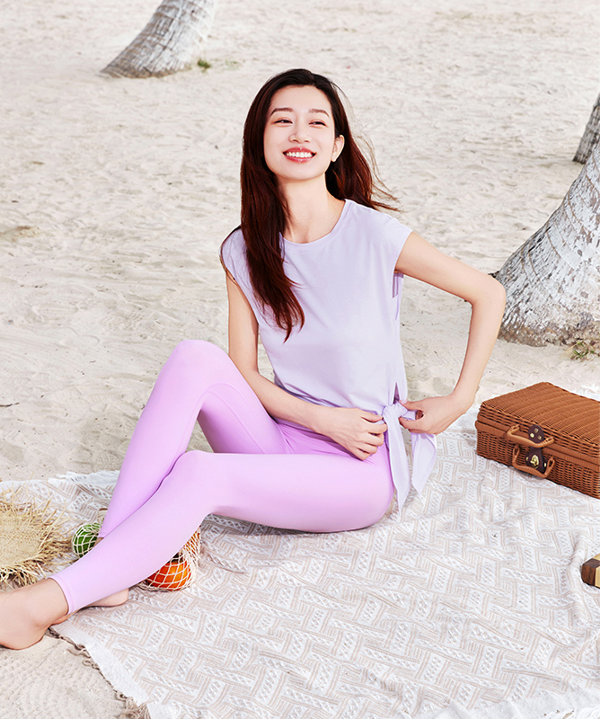 QUEEN YOGA瑜伽服休閒運動外搭顯瘦舒適時尚側開叉背心外搭罩衫（無胸墊款）