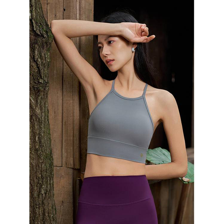 QUEEN YOGA瑜伽服新款專業高端背心運動內衣小可愛（固定一體杯）