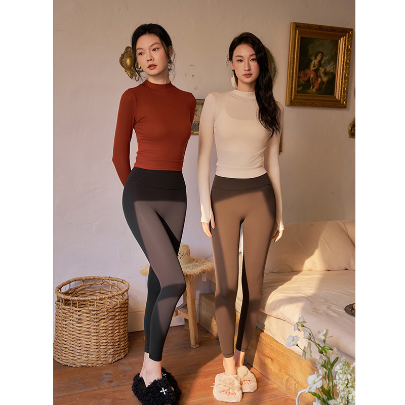 QUEEN YOGA瑜伽秋冬上衣時尚運動罩衫外搭（無胸墊款）