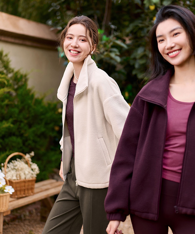 QUEEN YOGA瑜伽服新款保暖加絨運動健身休閒外套