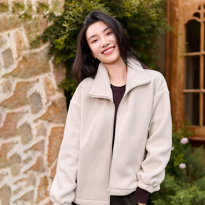 QUEEN YOGA瑜伽服新款保暖加絨運動健身休閒外套