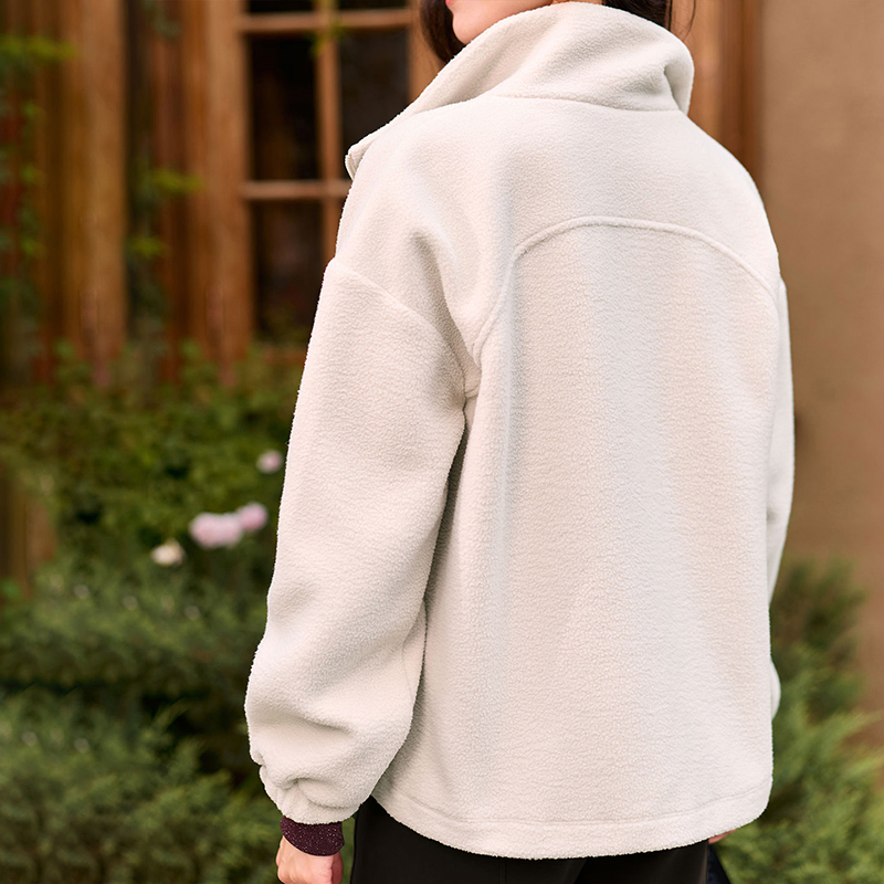 QUEEN YOGA瑜伽服新款保暖加絨運動健身休閒外套