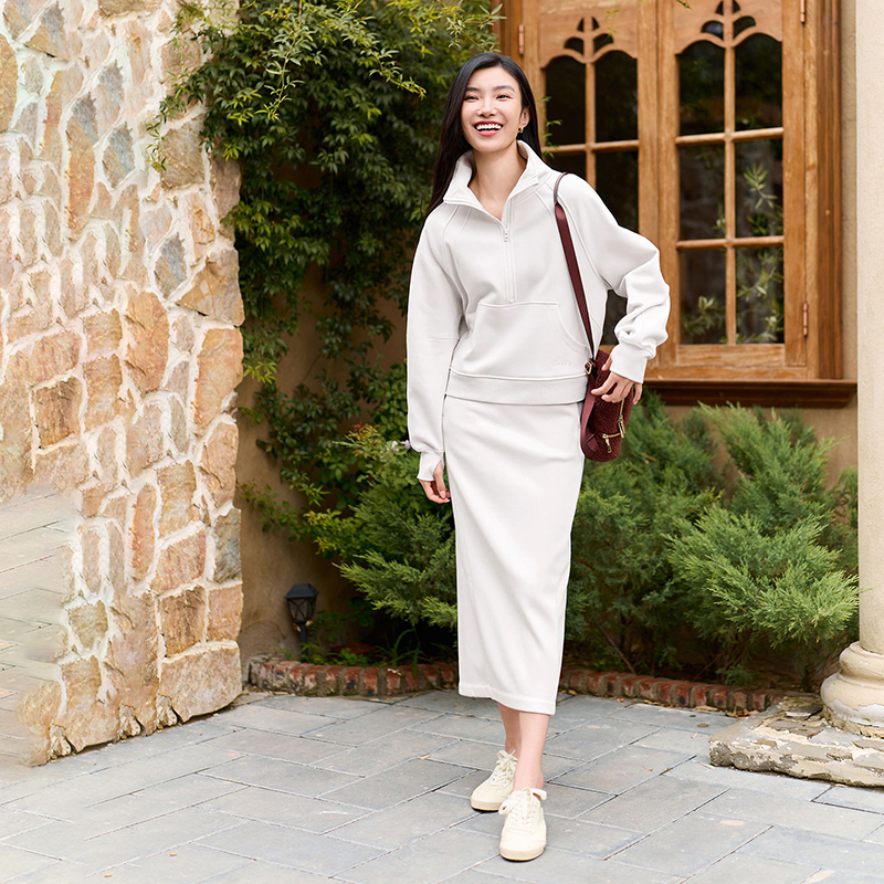 QUEEN YOGA瑜伽服修身顯瘦加絨保暖立領防風連帽開衫運動外套