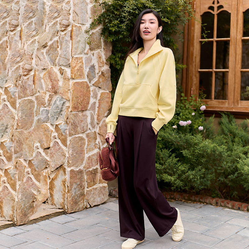 QUEEN YOGA瑜伽服修身顯瘦加絨保暖立領防風連帽開衫運動外套