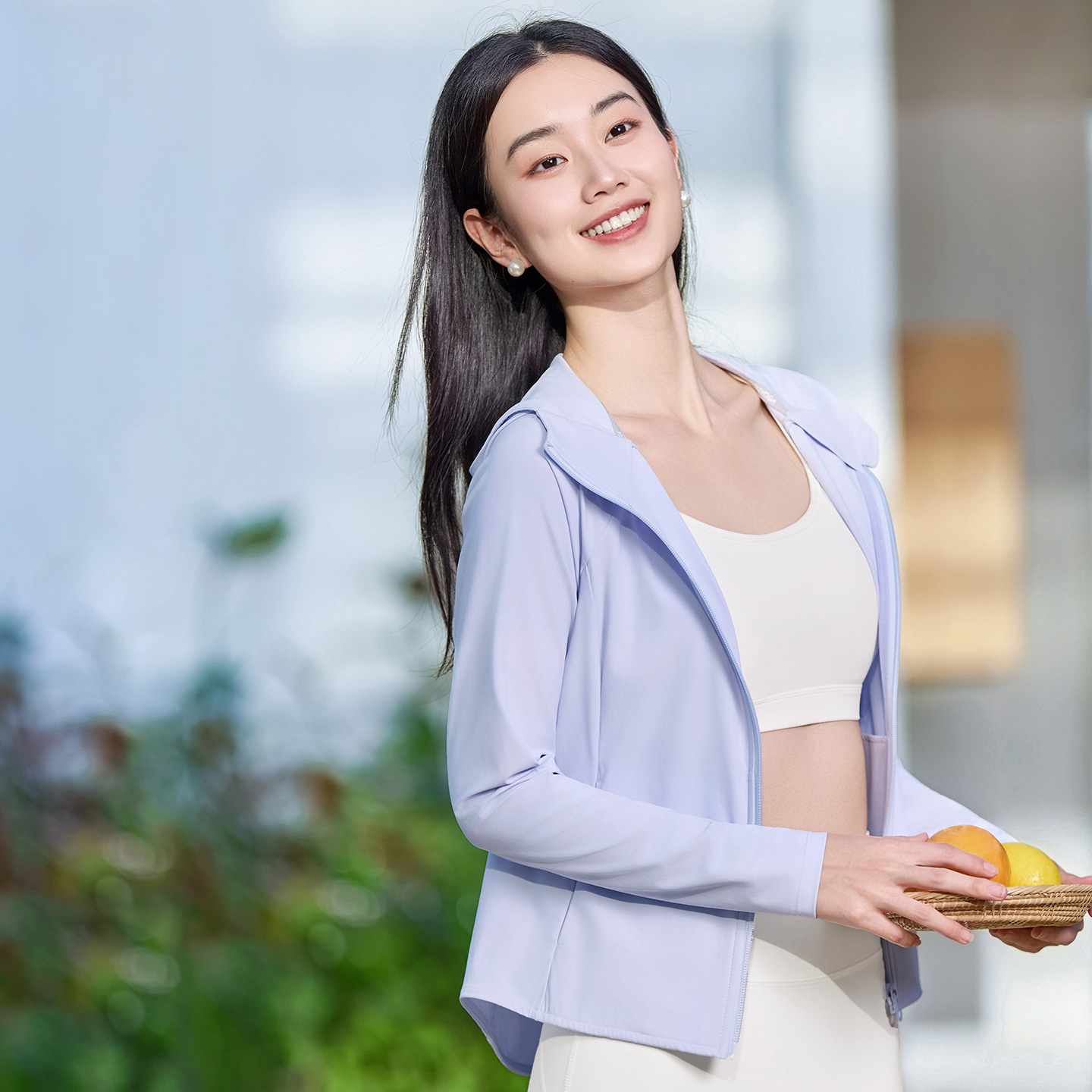 QUEEN YOGA瑜伽簡約休閒戶外防曬外套涼感外套