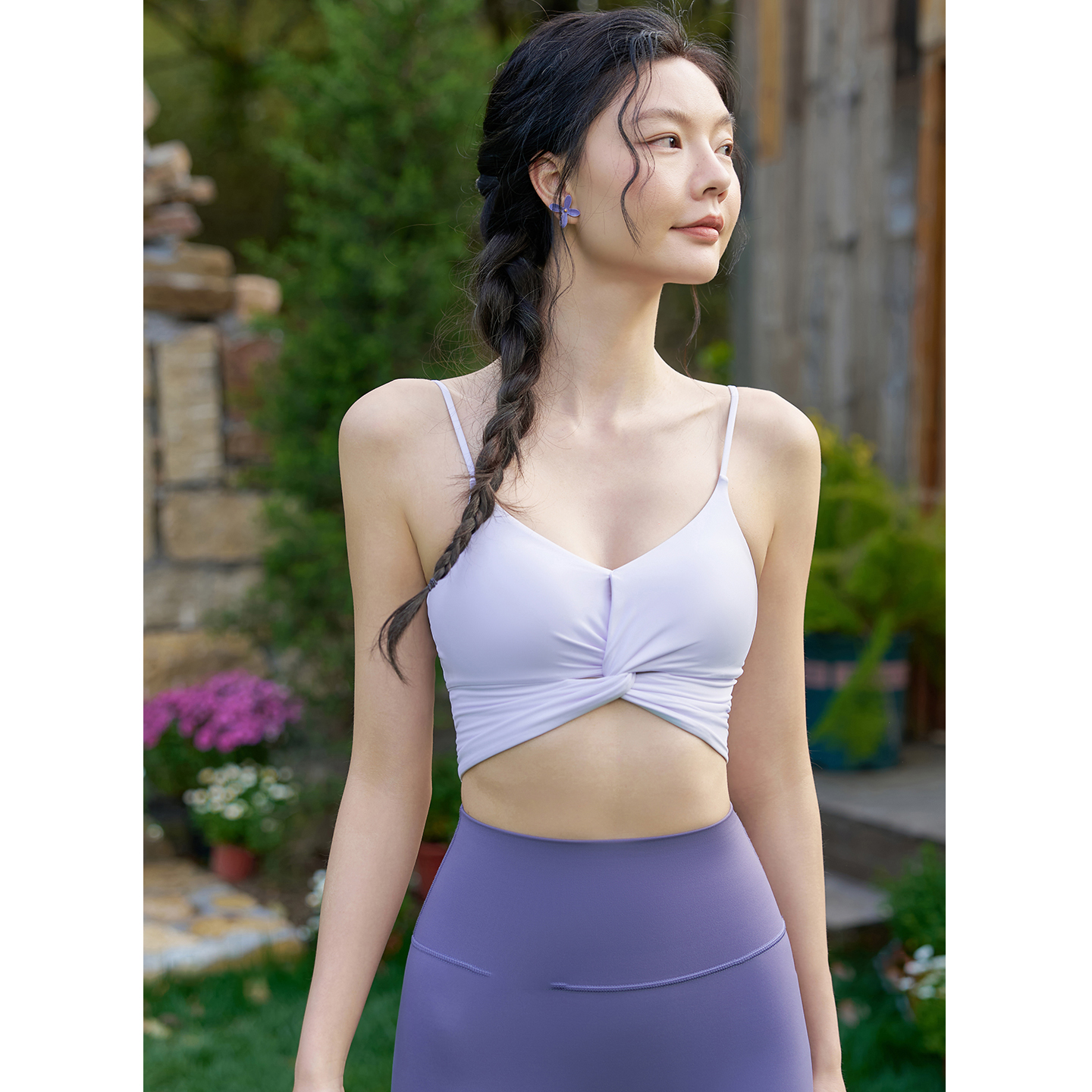 QUEEN YOGA專業瑜伽服新款款運動內衣防震高級感普拉提背心（附贈拆卸式胸墊）