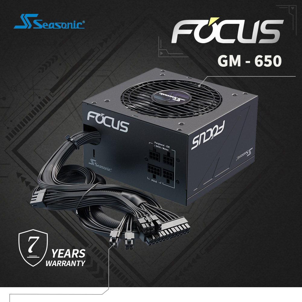 海韻,電源供應器,FOCUS,金牌 半模