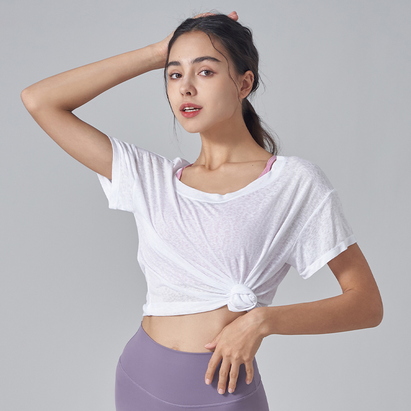 QUEEN YOGA短款外搭罩衫----點選顏色，再選尺寸出現模特相應的照片