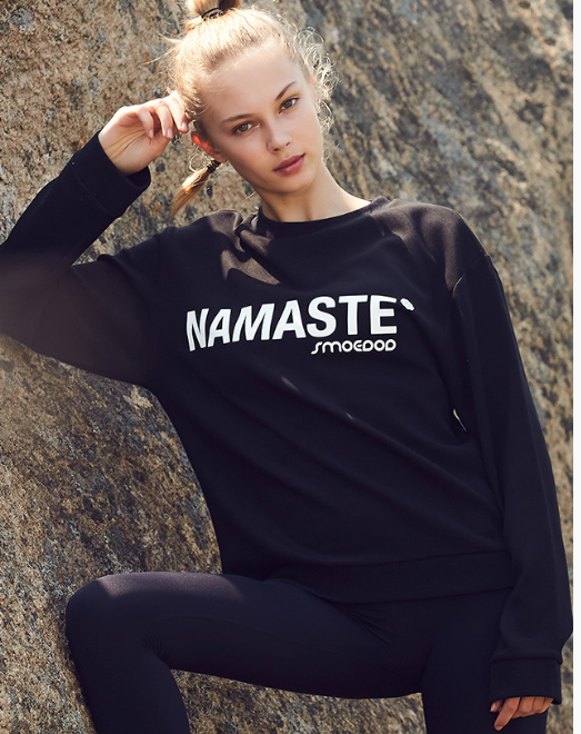 QUEEN YOGA瑜伽休閑短款衛衣
