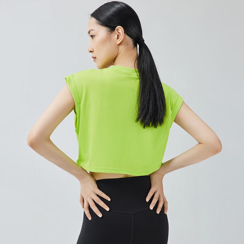 Queen Yoga運動瑜珈休閒短款小罩衫