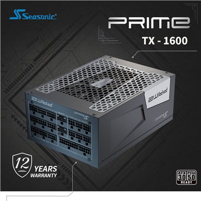 海韻 Seasonic ATX3 PRIME TX 1600 鈦金全模 電源供應器  