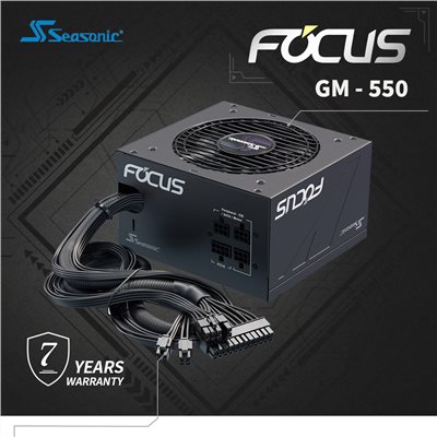 海韻 Seasonic FOCUS GM-550 電源供應器 金牌/半模