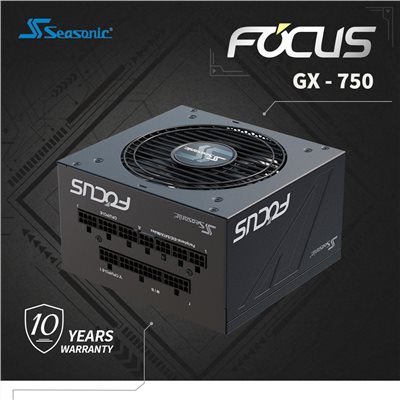 海韻 Seasonic FOCUS GX-750 電源供應器 金牌/全模