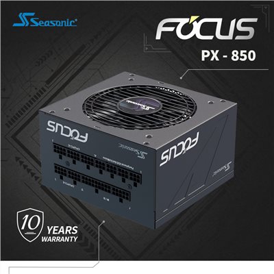 海韻 Seasonic FOCUS PX-850 電源供應器 白金/全模