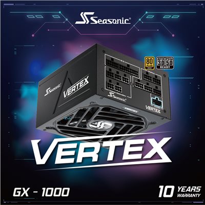 海韻 Seasonic VERTEX GX-1000 ATX3.0 電源供應器 金牌/全模 