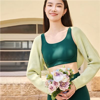 QUEEN YOGA瑜伽簡單護肩外搭羊毛針織棉柔感披肩圍巾上衣