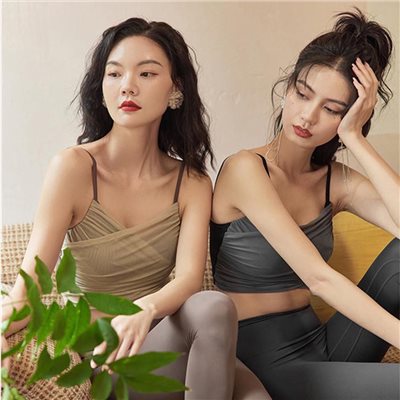QUEEN YOGA網紗拼接運動Bra